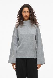 Джемпер VILA VIROLFIE ROLL NECK, Light Grey Melange/Mottled Light Grey