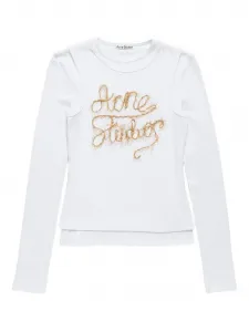 Футболка с длинными рукавами Acne Studios, белый