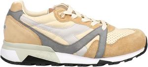 Мужские кроссовки Diadora N9000 Italia на шнуровке - повседневные, бежевые