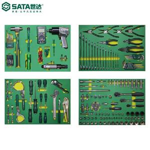 SATA 157-компонентная коллекция инструментов для авторемонтной мастерской, набор для ремонта инструментов для авторемонта, полный комплект 09919, корпоративная настройка