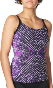 Женский базовый топ-танкини Calvin Klein с регулируемыми бретельками, Dragon Fruit