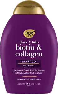 Шампунь густой и полный биотина и amp Коллаген 385мл OGX