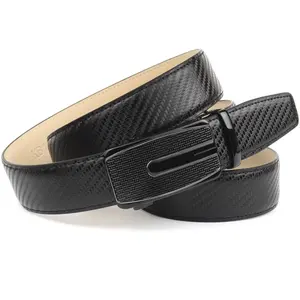 Кожаный ремень Anthoni Crown, автоматическая застежка, черный