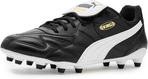 Футбольные бутсы Puma King Top Firm для мужчин, для игры на искусственном газоне, белый/черный