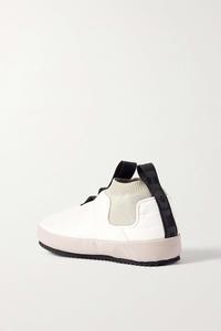 HOLDEN Стеганые тапочки из эластичного трикотажа с отделкой из ракушек, слоновая кость