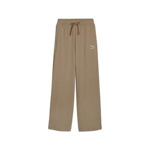 Трикотажные спортивные штаны женские цвета хаки Puma