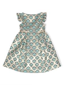 Жаккардовое платье Cloe La Stupenderia, золотой