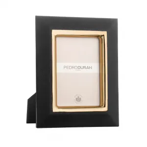 Кожаная фоторамка натуральная кожа Pedro Durán, черный