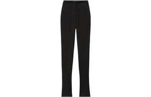 Стритч-сатиновые утепленные леггинсы Alexander Wang, черный