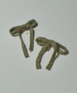 Вязаная ленточная двойная манжета для волос Goldy, цвет Green