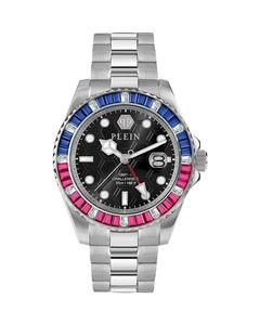 Часы PHILIPP PLEIN GMT-I Challenger Baguettes, 44 мм, черный