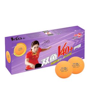 Настольный теннисный мяч DOUBLEFISH ABS High Polymer New Material для взрослых DOUBLE FISH, double fish v40+soaring wingless star table tennis желтый (10 pack)