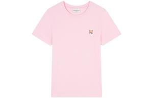 Футболка с принтом Fox Maison Kitsune, светло розовый