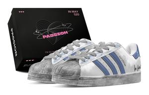 Кроссовки для скейтбординга Superstar Kids' Grade School Adidas Originals, синий