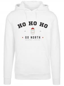 Белая толстовка Ho Ho Ho Santa Christmas Ho Ho Ho Santa Christmas F4NT4STIC