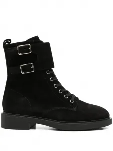 Сапоги Ripley 35 с пряжками Gianvito Rossi, черный