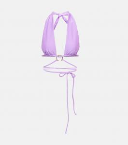 Верх бикини с пирсингом Same, Lilac