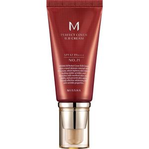 Крем BB MISSHA Perfect Cover BB Cream SPF 42, Nr. 21 Light Beige / 50 ml