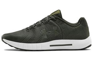 Кроссовки Micro G Pursuit Lifestyle унисекс с низким верхом зеленого цвета Under Armour