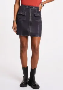 Короткая юбка а-силуэта Morgan, Bleu Marine