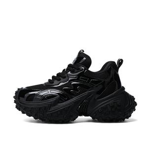 U7 Низкие массивные кроссовки мужские черные