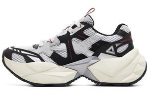 Низкие повседневные туфли мужские, черные, серебристые, светло-серые PEAK, Black Silver Light Gray