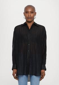 Блузка на пуговицах OVERSIZED SHIRT REMAIN, черный
