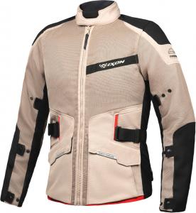 Текстильная мотоциклетная куртка Ixon m-njord, Sand/Black
