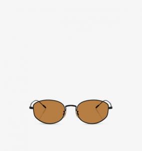 Солнцезащитные очки в титановой овальной оправе Ov1347St Sirry Oliver Peoples, черный