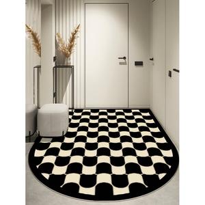 Y U-LIVE Ковер 100х140 см для прихожей кожаный, водонепроницаемый, двусторонний противоскользящий