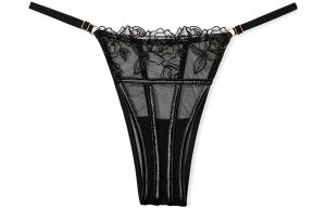 VICTORIA'S SECRET Трусы Женские 1 упаковка Черный, 1 упаковка (Черный)