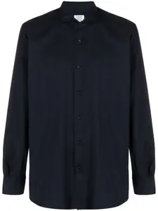 Рубашка со срезанным воротником Mazzarelli, синий