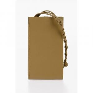 Коричневый кошелек из коровьей кожи Jil Sander, Brown