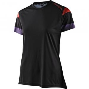 Джерси Lilium с короткими рукавами - женский Troy Lee Designs, Rugby Black