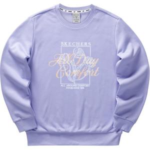 Skechers Цветной свитшот Women's Light Purple