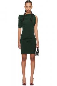 Зеленое мини-платье The Drapeado JACQUEMUS