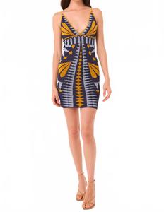 Платье Maita из жаккардового трикотажа с бабочками Misa Los Angeles, Butterfly Jaquard Knit