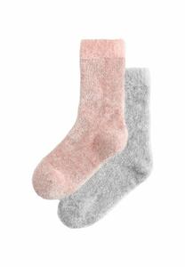 Носки Next COSY 2 PACK , Pink Grey Sparkle/Pink