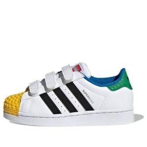 Кроссовки lego x superstar cf j Adidas, белый
