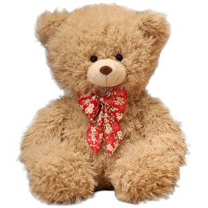 Mocha duck Плюшевый мишка большого размера с бабочкой коричневый плюшевая кукла