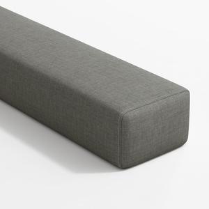 Generic Комплект постельного белья серый льняной Gray