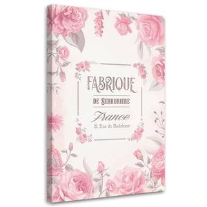 Картина арт-принт KUNSTLOFT Fabrique de Serruriere, светло-розовый