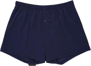 Хлопковые спортивные трикотажные боксеры Hanro, цвет Midnight Navy