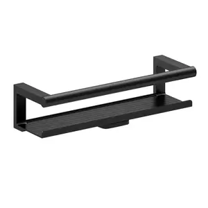 Мыльница для душа с очистителем для стекол Architect S+ Cosmic, матовый черный