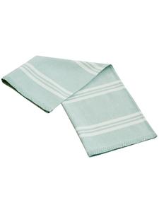 Framsohn Набор из 6 штук: Современные кухонные полотенца в блочную полоску зеленого цвета - (Д) 70 x (Ш) 50 см