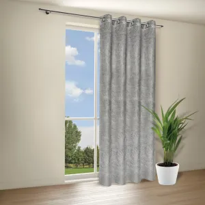 Герстерская штора «Леана», (1 шт.), непрозрачная штора на люверсах «Леана» Gerster, серый