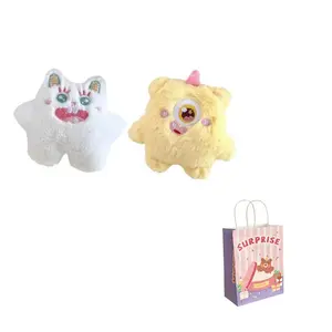 Nodding Bud Bug Бинокль Quirky Cute Pet Design Red Eye Doll плюшевый кулон высота 9см