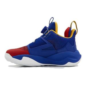 Champion Kids Детские баскетбольные кроссовки с противоскользящей подошвой, износостойкие, среднего размера, синие, красные