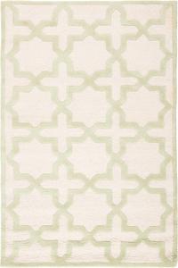 Ковер акцентный SAFAVIEH, 77 x 122 см, Cambridge Collection Ivory / Light Green CAM125N ручной работы из премиальной марокканской шерсти