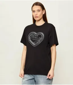 Винтажная футболка relaxed fit Hugo Blue, черный